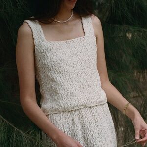 Jeana Sohn Sophie Top in Cream